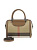 3607BROWN Сумка жен., иск.кожа + текстиль